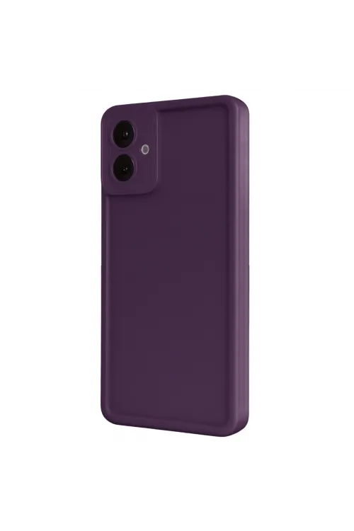 Samsung Galaxy A07 4g Viera Silikon - Mürdüm