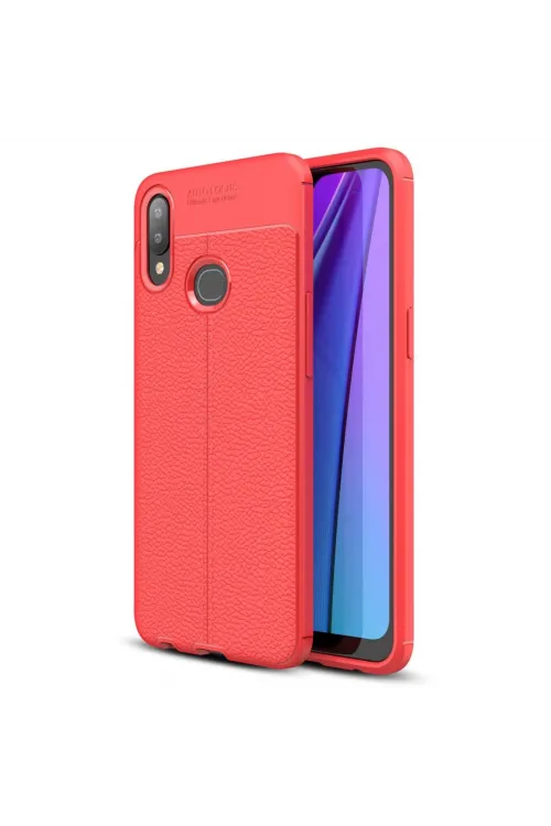 Samsung Galaxy A10s Kılıf Auto Focus Kapak - Kırmızı