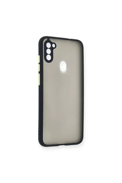 Samsung Galaxy A11 Kılıf Montreal Silikon Kapak - Lacivert
