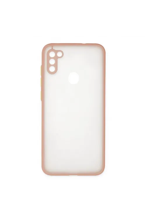 Samsung Galaxy A11 Kılıf Montreal Silikon Kapak - Pembe
