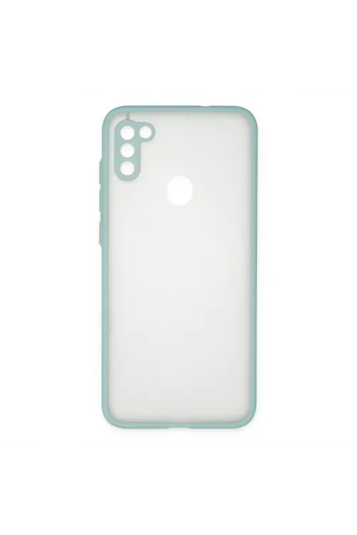 Samsung Galaxy A11 Kılıf Montreal Silikon Kapak - Turkuaz