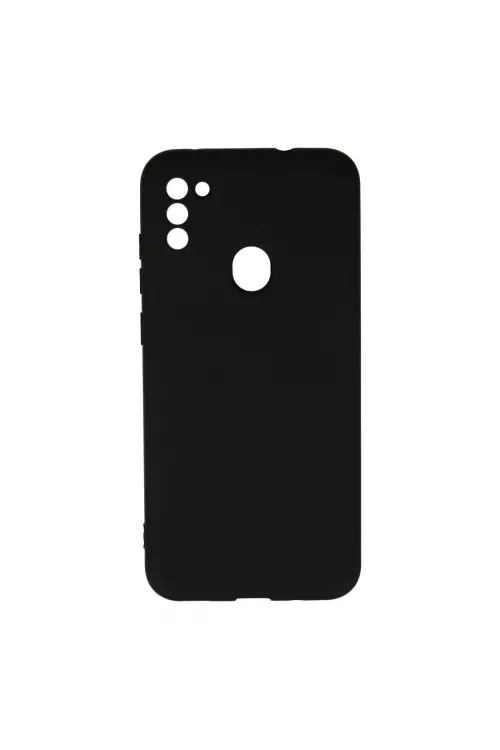 Samsung Galaxy A11 Kılıf Nano İçi Kadife Silikon - Siyah