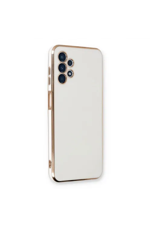 Samsung Galaxy A13 4g Kılıf Volet Silikon - Beyaz