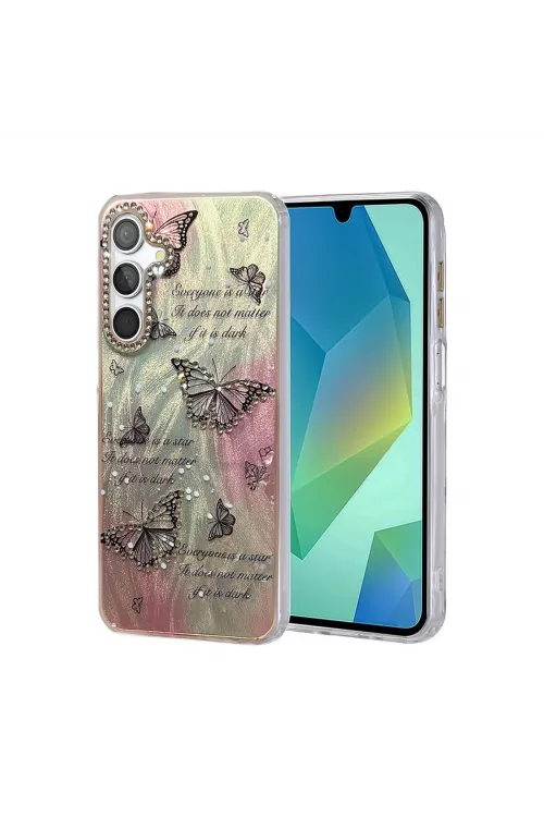 Samsung Galaxy A14 4g Kılıf Blade Aynalı Desenli Kapak - Desen 6