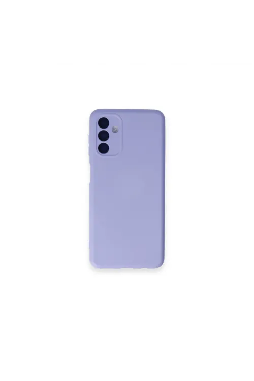Samsung Galaxy A14 4g Kılıf Nano İçi Kadife Silikon - Lila