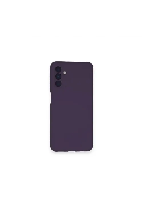 Samsung Galaxy A14 4g Kılıf Nano İçi Kadife Silikon - Mor