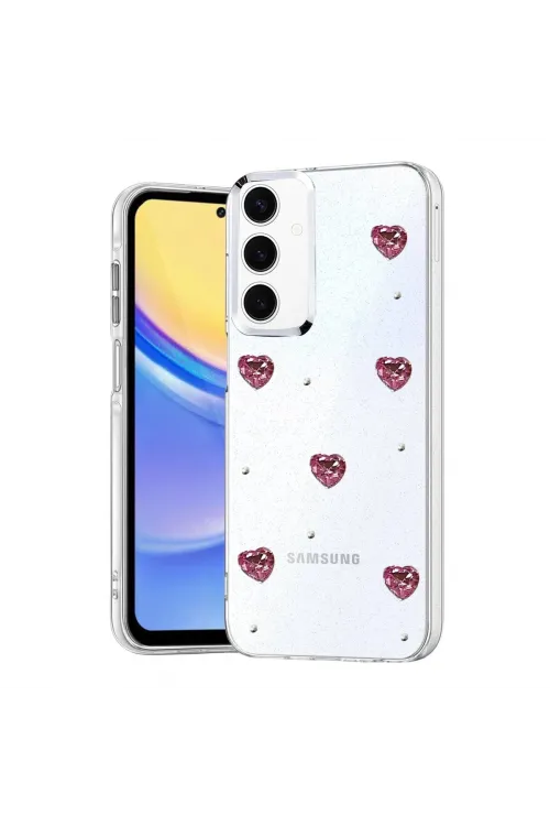 Samsung Galaxy A15 4g Fiyonk Desenli Kapak - Desen 7