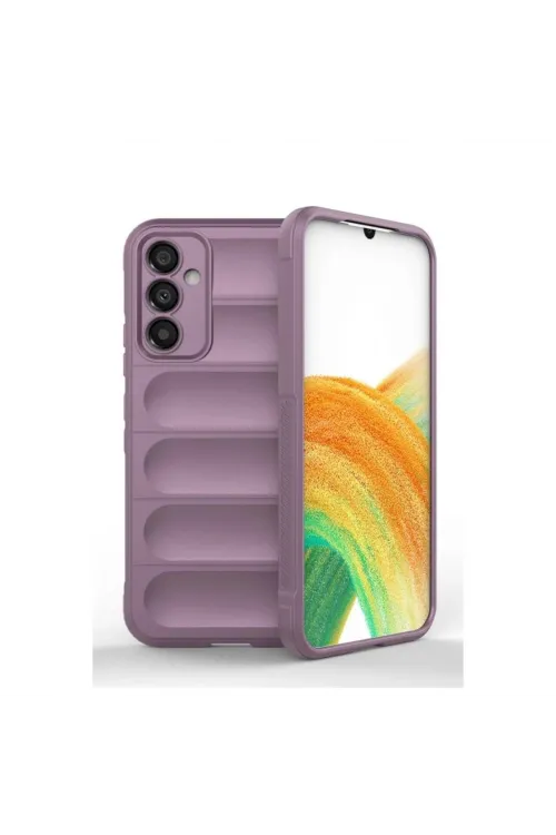 Samsung Galaxy A15 4g Kılıf Optimum Silikon - Mor
