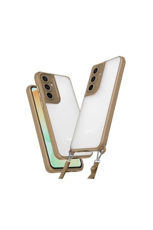 Samsung Galaxy A15 4g Kılıf Penta Silikon Kılıf - Çöl Titanyum