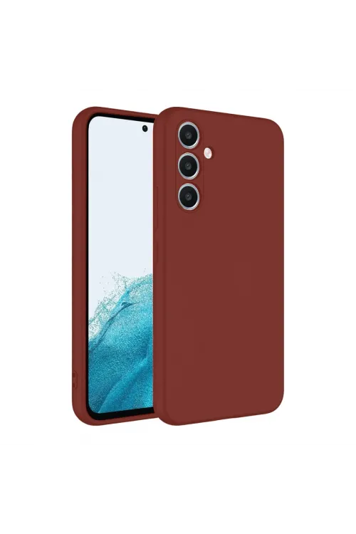 Samsung Galaxy A16 5g Kılıf First Silikon - Bordo