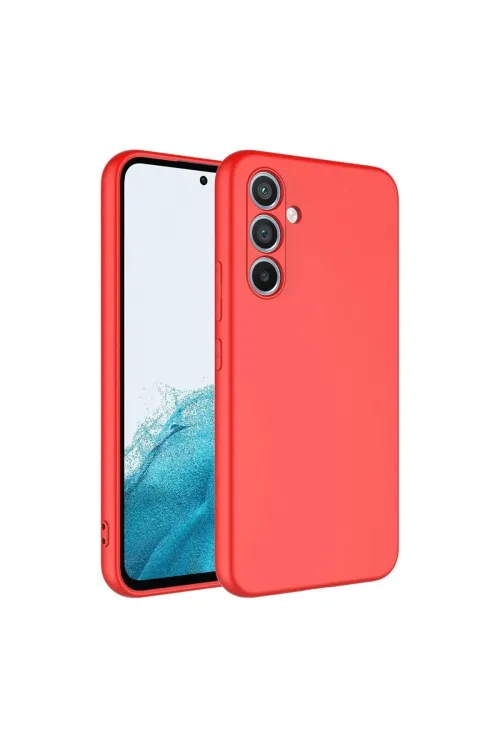 Samsung Galaxy A16 5g Kılıf First Silikon - Kırmızı