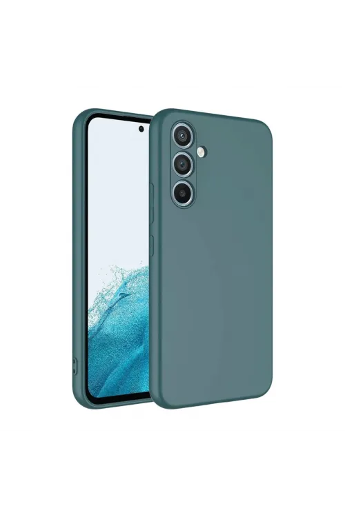 Samsung Galaxy A16 5g Kılıf First Silikon - Koyu Yeşil