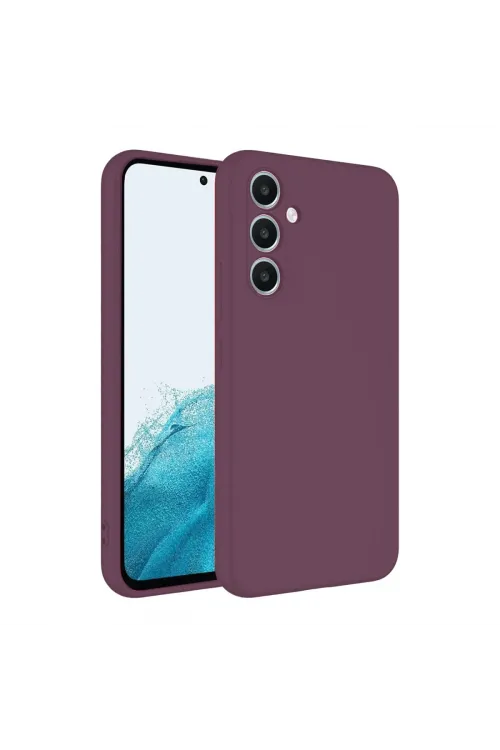 Samsung Galaxy A16 5g Kılıf First Silikon - Mürdüm