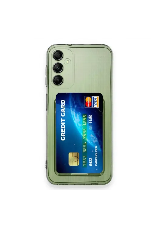 Samsung Galaxy A16 5g Kılıf Kart Şeffaf Silikon - Şeffaf