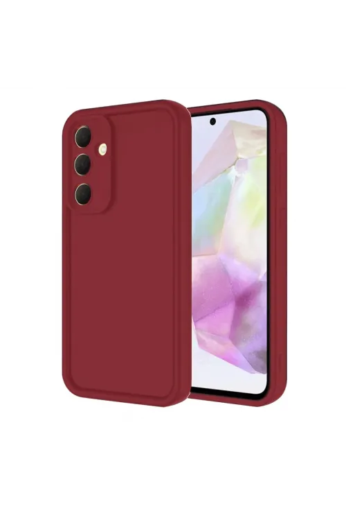 Samsung Galaxy A16 5g Kılıf Viera Silikon - Bordo