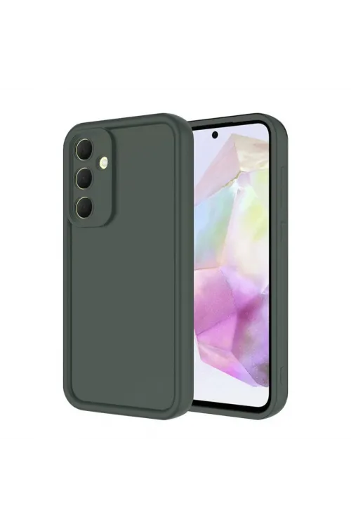Samsung Galaxy A16 5g Kılıf Viera Silikon - Koyu Yeşil