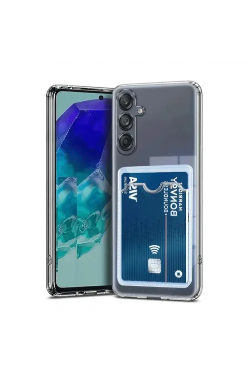 Samsung Galaxy A17 5g Kart Şeffaf Silikon - Şeffaf