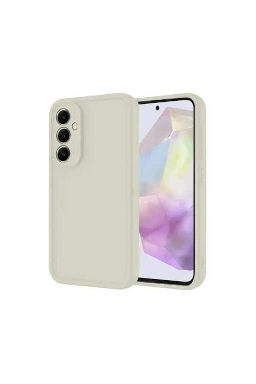 Samsung Galaxy A17 5g Viera Silikon - Krem
