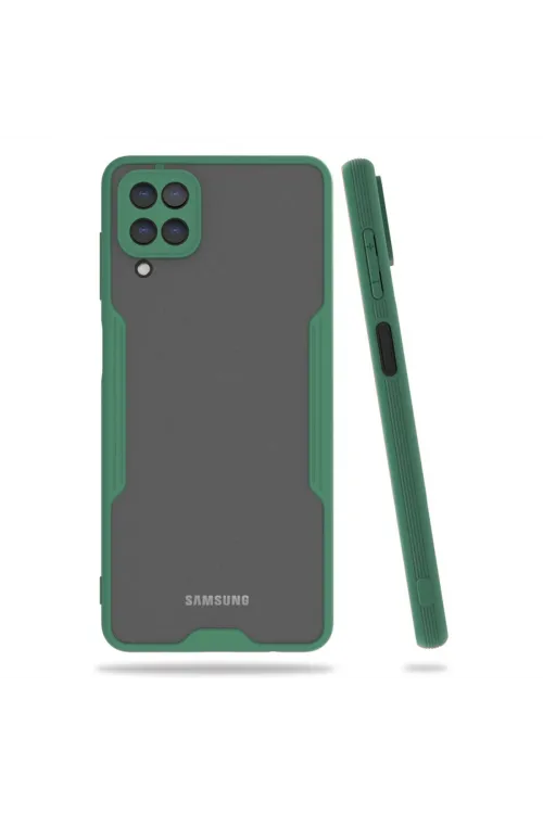 Samsung Galaxy A22 Kılıf Platin Silikon - Yeşil