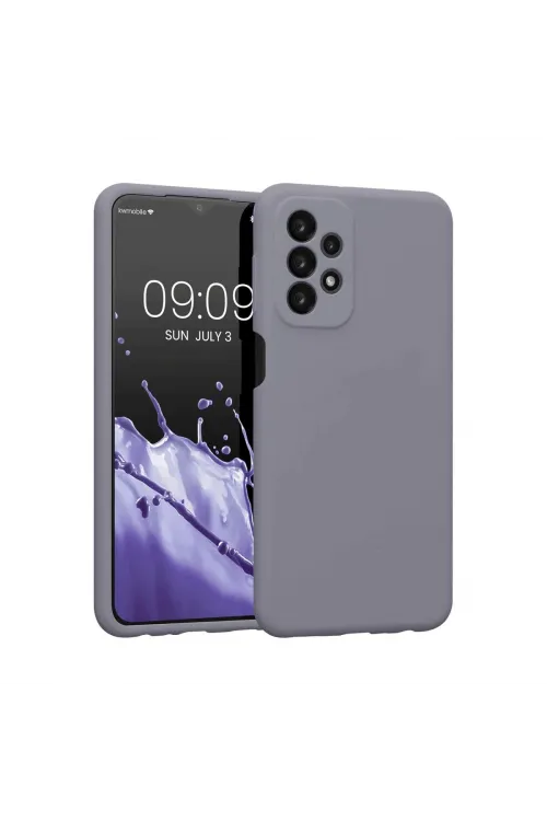 Samsung Galaxy A23 4g Kılıf First Silikon - Gri