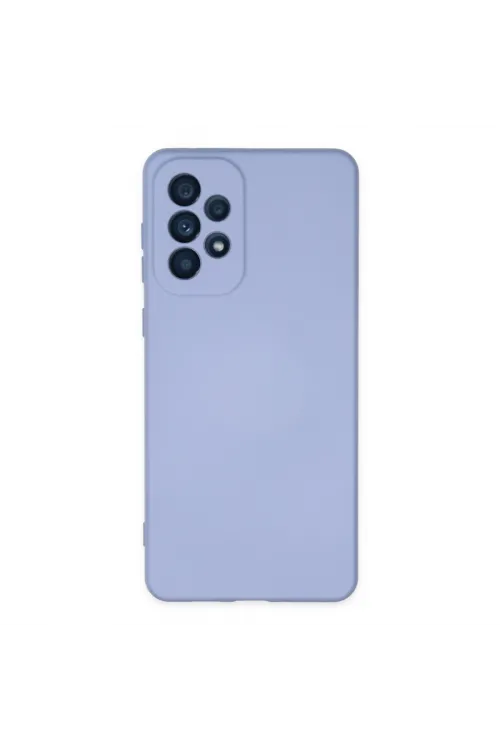 Samsung Galaxy A23 4g Kılıf Nano İçi Kadife Silikon - Lila