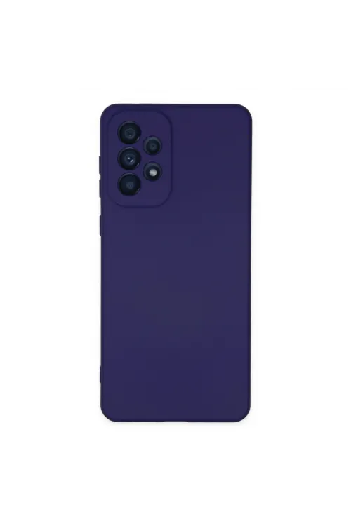 Samsung Galaxy A23 4g Kılıf Nano İçi Kadife Silikon - Mor