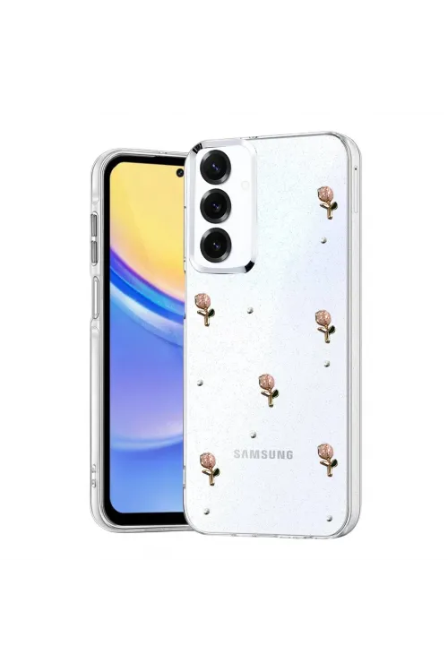 Samsung Galaxy A24 4g Fiyonk Desenli Kapak - Desen 6