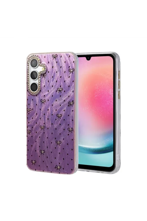 Samsung Galaxy A24 4g Kılıf Blade Aynalı Desenli Kapak - Desen 2