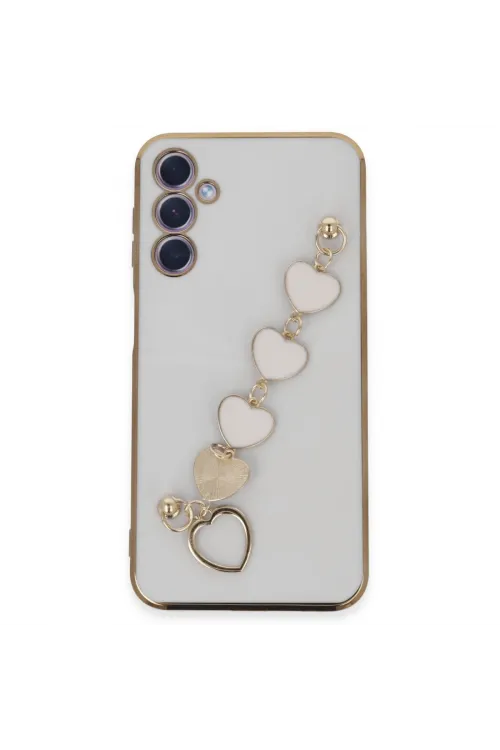 Samsung Galaxy A24 4g Kılıf Esila Silikon - Beyaz
