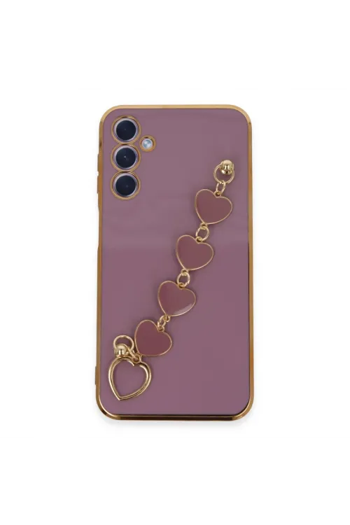 Samsung Galaxy A24 4g Kılıf Esila Silikon - Mor