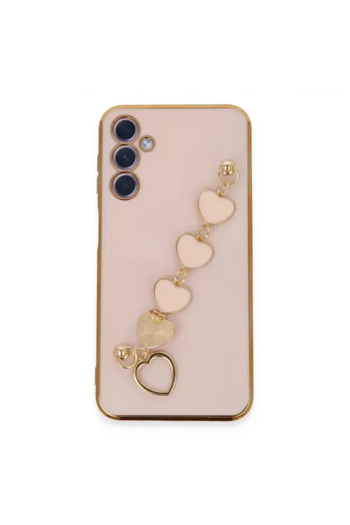 Samsung Galaxy A24 4g Kılıf Esila Silikon - Pudra
