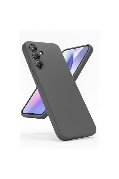 Samsung Galaxy A24 4g Kılıf First Silikon - Gri