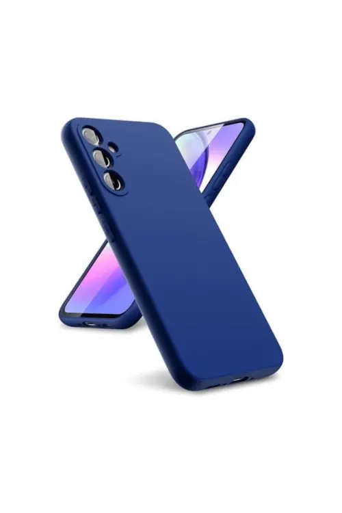 Samsung Galaxy A24 4g Kılıf First Silikon - Lacivert