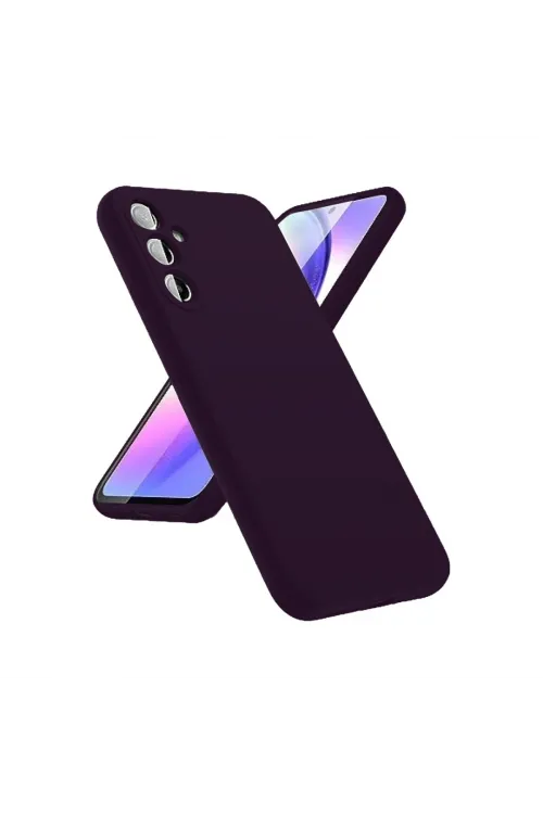 Samsung Galaxy A24 4g Kılıf First Silikon - Mor