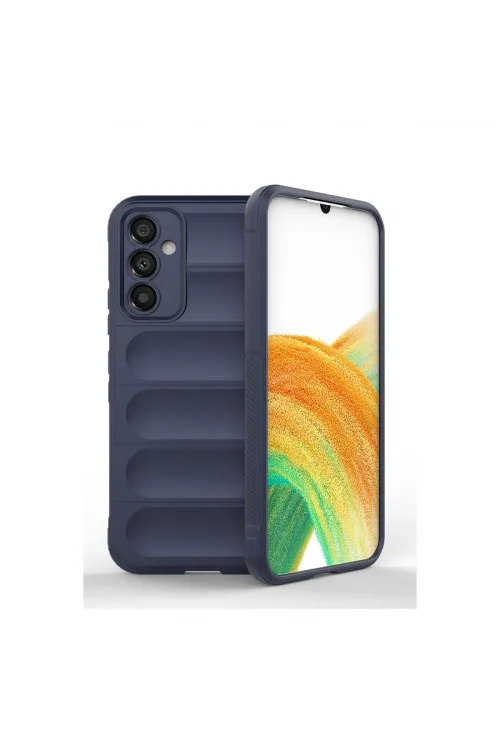 Samsung Galaxy A25 5g Kılıf Optimum Silikon - Lacivert
