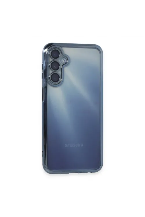 Samsung Galaxy A25 5g Kılıf Razer Lensli Silikon - Açık Mavi