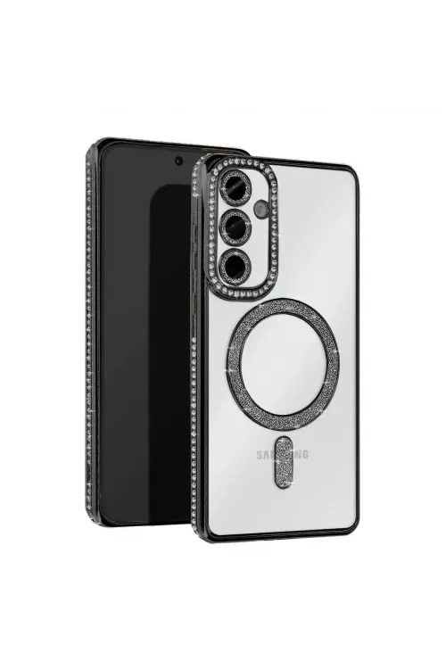 Samsung Galaxy A26 Joke Simli Magneticsafe Kılıf - Siyah