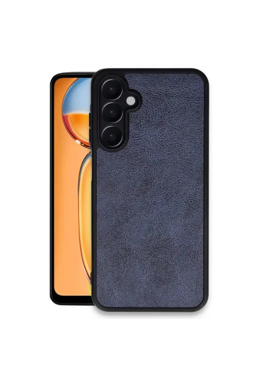 Samsung Galaxy A26 Kılıf Aras Deri Kapak - Lacivert