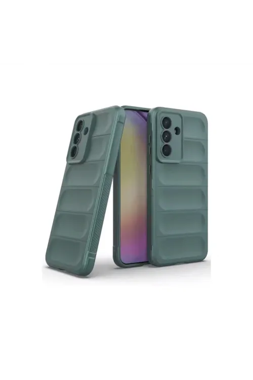 Samsung Galaxy A26 Kılıf Optimum Silikon - Koyu Yeşil