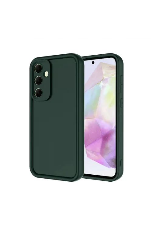 Samsung Galaxy A26 Kılıf Viera Silikon - Koyu Yeşil