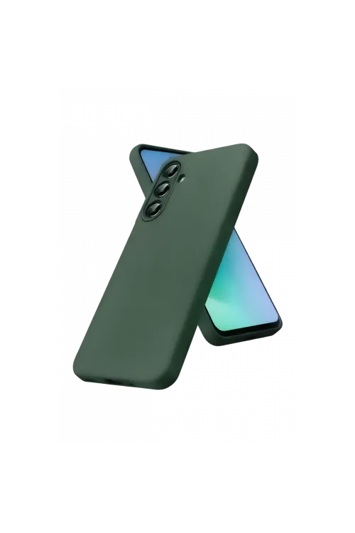 Samsung Galaxy A27 5g Nano İçi Kadife Silikon - Koyu Yeşil