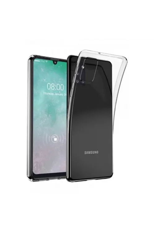 Samsung Galaxy A31 Kılıf Lüx Şeffaf Silikon