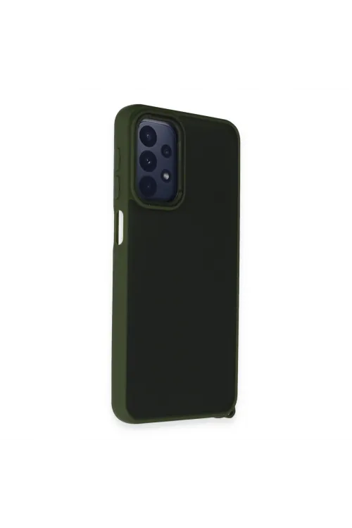 Samsung Galaxy A33 5g Kılıf Elegant Kapak - Yeşil