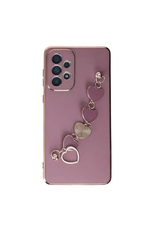 Samsung Galaxy A33 5g Kılıf Esila Silikon - Mor