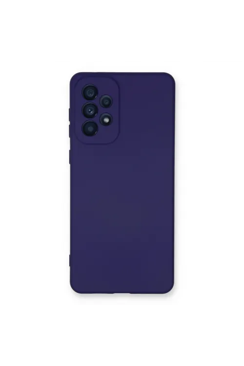 Samsung Galaxy A33 5g Kılıf Nano İçi Kadife Silikon - Mor