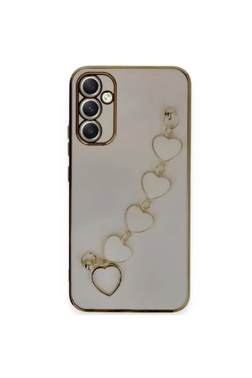 Samsung Galaxy A34 5g Kılıf Esila Silikon - Pudra
