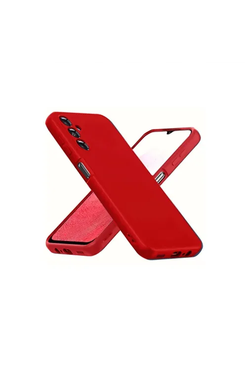 Samsung Galaxy A34 5g Kılıf First Silikon - Kırmızı
