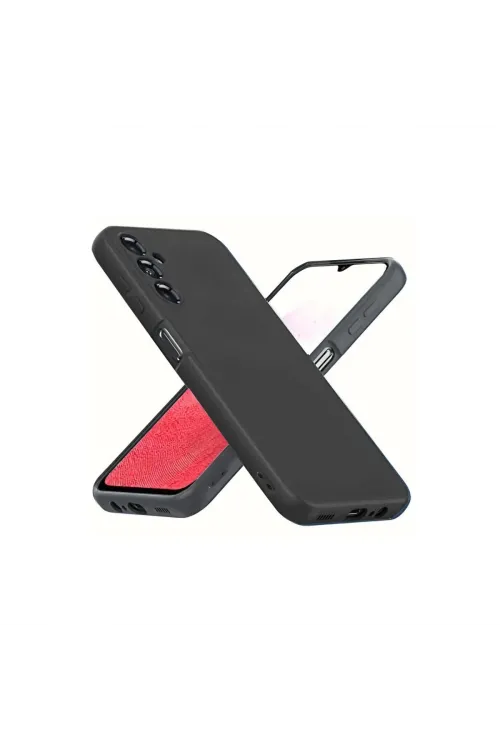 Samsung Galaxy A34 5g Kılıf First Silikon - Siyah