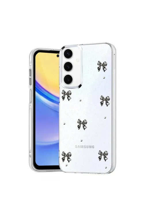 Samsung Galaxy A35 5g Fiyonk Desenli Kapak - Desen 5