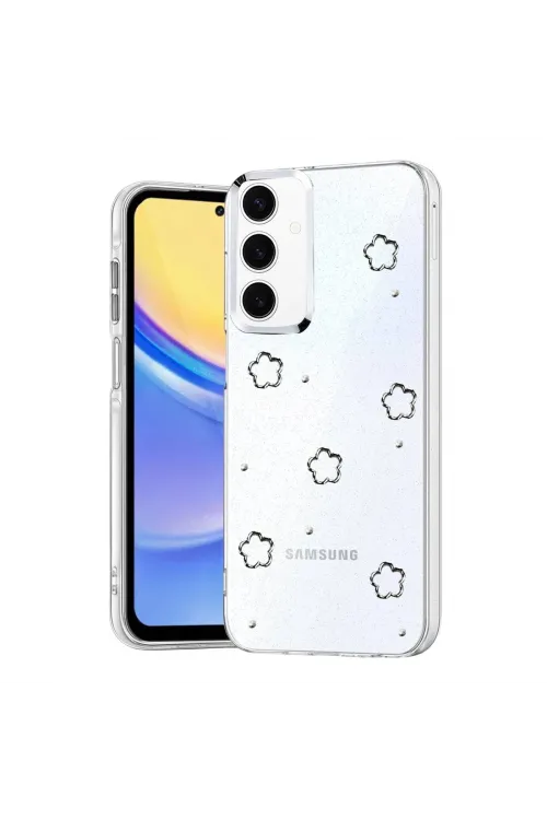 Samsung Galaxy A35 5g Fiyonk Desenli Kapak - Desen 8
